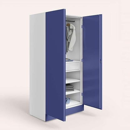 Godrej Interio Auraline Men Basic 2-Door Steel Almirah , 1-Year Warranty, 3 Shelves, 1 Drawer