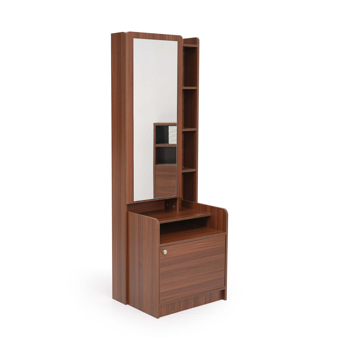 Nilkamal Calipso Dresser With Storage (Classic Plank Walnut)
